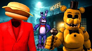 We Busted a FNAF Animatronic Party in a Hotel in Gmod Garrys Mod RP [upl. by Euqinot]