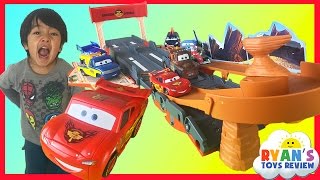 Adventure of Lightning McQueen Power Wheels Ride On Car Toy Pretend Play [upl. by Ellord856]