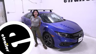 DIY Install Custom DK Fit Kit for 4 RhinoRack 2500 Series Roof Rack Legs on your 2019 Honda Civic [upl. by Cordey]