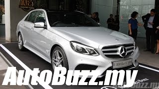 MercedesBenz E300 BlueTEC Hybrid launch in Malaysia  AutoBuzzmy [upl. by Reniti]