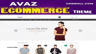 Avaz Fashion Responsive WooCommerce WordPress Theme free [upl. by Schiff468]