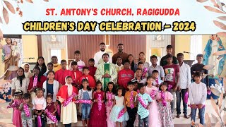 Childrens Day Celebration  2024 stanthonyschurchragigudda [upl. by Nosak]