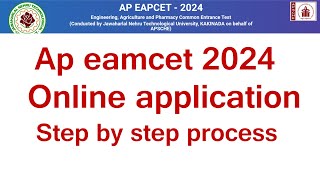 Ap Eamcet Eapcet 2024 Online Application Step By Step Process Eamcet 2024 Ap Online Application [upl. by Ku]