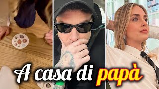 Fedez ritornano i momenti social con i suoi figli Chiara solo sponsor [upl. by Huntington]