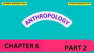 Anthropology Chapter 6 Part 2 Intraethnic conflict resolution Institutions in Afaan Oromoo [upl. by Doane388]