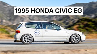 Morning Touge Run 1995 Honda Civic EG Hatchback  B18B1 ASMR [upl. by Dylane]