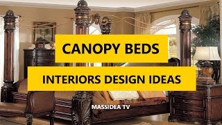 35 Best Canopy Beds in Bedroom Interiors Design Ideas 2018 [upl. by Hudnut]