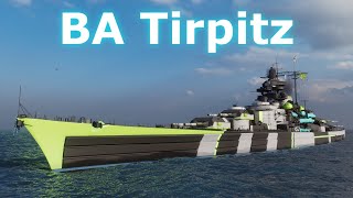 World of WarShips BA Tirpitz  4 Kills 278K Damage [upl. by Leiso264]