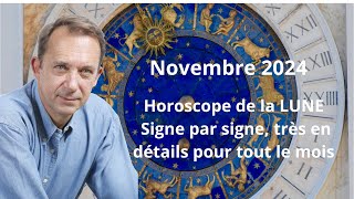 Horoscope lunaire novembre 2024 [upl. by Ahsinut55]