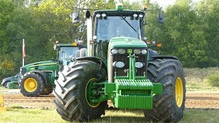 John Deere 3040 4240S 4350 7810 7830 7920 8360R amp 8530 Pulling The Sledge  DK Tractor Pulling [upl. by Christalle416]