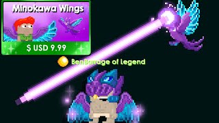 Minokawa Wings Review Wrenchable  Growtopia Wonder Week [upl. by Tenaj505]