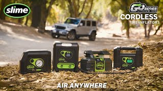 Slime Go Series Cordless Tire Inflator Collection [upl. by Junko]