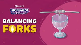 Defying Gravity  Centre of Gravity Balancing Forks  Science Experiments at Home  BYJUS [upl. by Eiloj]