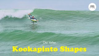 Kookapinto Shapes  7’6 Yellow Thin Twin  Midlength surfing on glassy amp small waves [upl. by Eileen229]