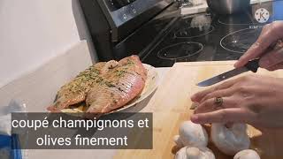 Recette poisson Tilapia farcie de riz au four👌 [upl. by Anson115]