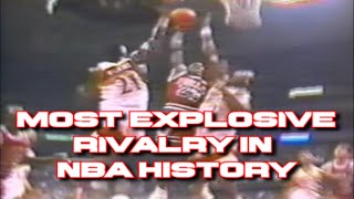 Michael Jordan vs Dominique Wilkins  The Most Explosive Athletic Rivalry In NBA History [upl. by Ydnew]