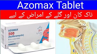 Azomax Tablet uses  How to use Azithromycin Tablet  Also Its Benefits And Side Effects [upl. by Llenal]