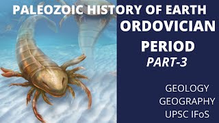 Paleozoic History  Ordovician Period Part3 Geology  Mass Extinction Geologic Time Scale [upl. by Repsag]