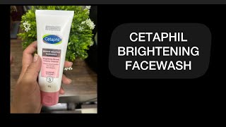 Cetaphil Bright Rediance CreamyFace Cleanser Review  skincare honestreview [upl. by Anayit]