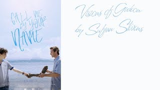 Visions of Gideon  Sufjan Stevens OST Call Me By Your Name  Lyric Video [upl. by Anceline648]