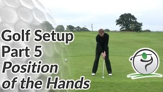 Shaft Angle  Correct Position of the Hands at Address [upl. by Ahsei844]