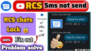 Fix Trouble Sending Message Issue On Android  RCS Chat Settings amp Meaning Explained  Guide 2024 [upl. by Suiremed501]