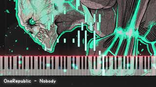 怪獸8號💀『OneRepublic  Nobody』鋼琴演奏🌟Piano Cover by Fanimation [upl. by Neerhtak]