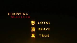 Loyal Brave and True  Christina Aguilera Mulan 2020 Theme song mm sub Disney Mulan Myanmar [upl. by Rinaldo]