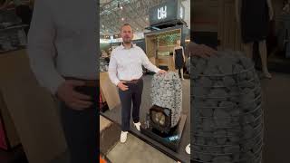 Huum Hive Flow  Sauna Holzofen  Interbad Messe News sauna saunaofen huum interbad [upl. by Charissa826]