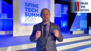 Spine Surgeon Dr Good LIVE from Austin at the Spine Tech Summit 2020 [upl. by Sonaj]