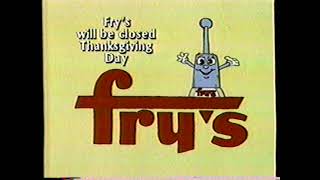 1981 Frys Food Stores quotWere stamping out high pricesquot TV Commercial [upl. by Ybhsa]