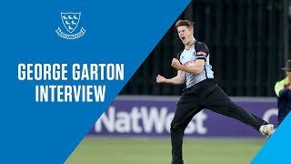 Sussex and England Lions star George Garton on The Ashes Jason Gillespie and Rashid Khan [upl. by Arracat]