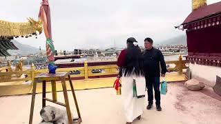 Jokhang Temple in Tibet  July 17th 2024 tibet travel tibetan explore adventure temple [upl. by Eatnuhs]