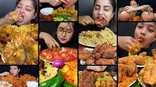 ASMR Eating Mutton Biryani  Messy Mukbang Bigbites Compilations [upl. by Lempres479]