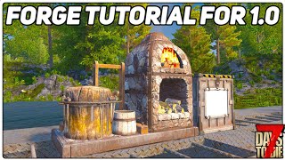 How to Unlock and Use Forges in 7 Days to Die 10 [upl. by Ansell]