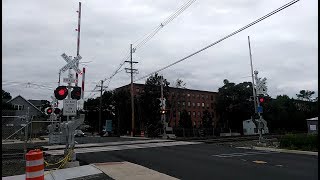 Railroad crossing at Wallingford CT Parker St Pt 1 [upl. by Darill723]