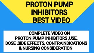 Proton Pump Inhibitors in Hindi  Mechanism of Action  Proton Pump Inhibitor Pharmacology  Nursing [upl. by Macmillan]