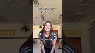 Falta pouco 🤩 professora escola alunos vidadeprofessora ferias humor shorts [upl. by Aihsined]