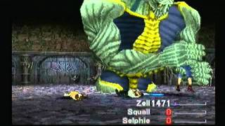 ff8 Gargantua Zell Solo  Attack Only  No Level Game [upl. by Schwing]