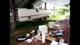 Nacra 57 catamaran restoration [upl. by Tamra]