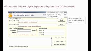 How to Digitally Sign FORM 16A using SureTDS Digital Signature Utility [upl. by Kisor]