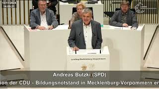 Gesetzentwurf zur Änderung des Schulgesetzes  Andreas Butzki [upl. by Aroel359]