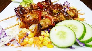 Episode 115 Chicken Skewers  Brochettes de poulet [upl. by Arrais]