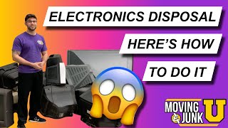 Electronics Disposal Not Easy But Heres How to Get Rid of TVs Computers and More [upl. by Ennovad]