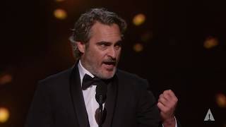 Joaquin Phoenix wins Best Actor  92nd Oscars 2020 [upl. by Margeaux]