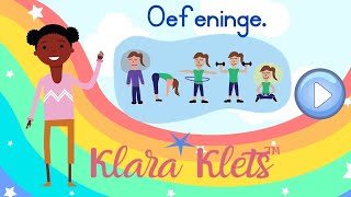 Oefeninge Afrikaanse opvoedkundige videos Klara kyk na verskillende oefeninge [upl. by Levenson]