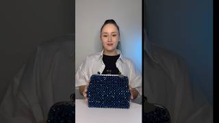 The most beautiful beaded bag💎MOON💙asmr beadbag tutorial handmade [upl. by Butler]