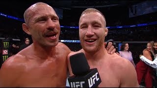 UFC Vancouver Justin Gaethje and Donald Cerrone Octagon Interviews [upl. by Redmer357]