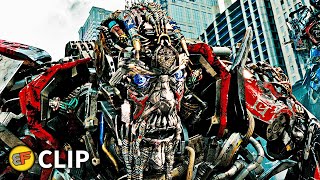 Optimus Prime vs Sentinel Prime vs Megatron  Transformers Dark of the Moon 2011 Movie Clip HD 4K [upl. by Lebaron]