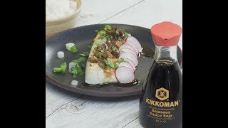 Recette de Poisson vapeur sauce aux oignons nouveaux gingembre et sauce soja salée  750g [upl. by Sehguh]